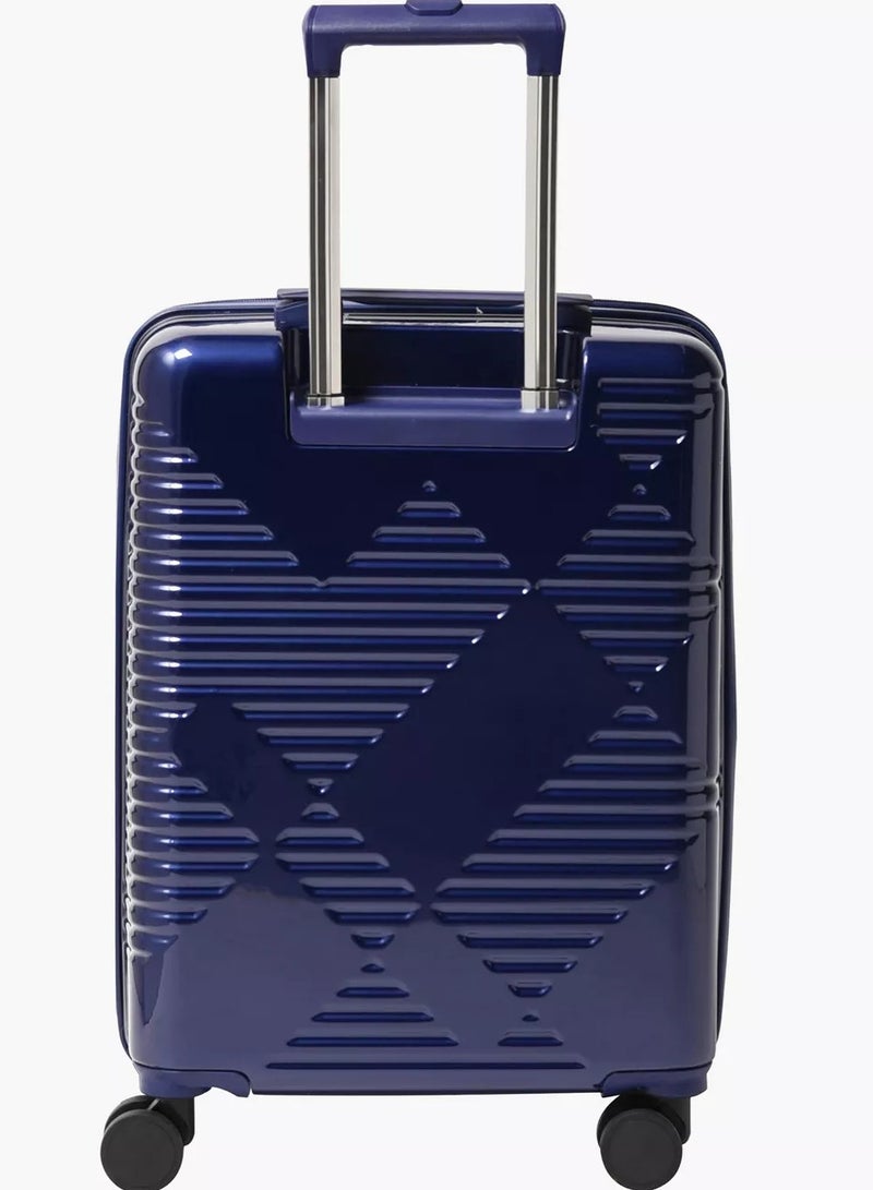 إيكولاك حقيبة ترولي كابينة قابلة للتوسيع 56 سم بعجلات مزدوجة 4 عجلات - أزرق - Image 3